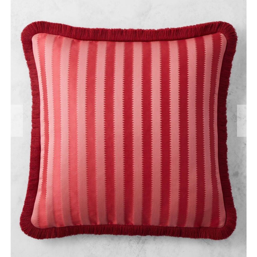 Williams Sonoma Sanderson x Giles Deacon Regency Aperigon Pillow Cover Carmine/R